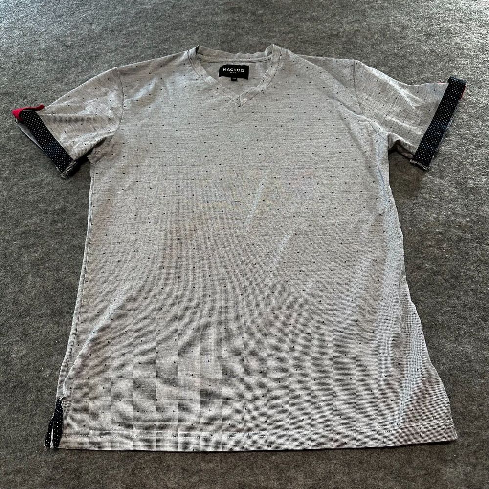 Massimo Dutti Gray Short Sleeve Men's Tee